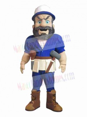 Shipbuilder Man Mascot Costume People