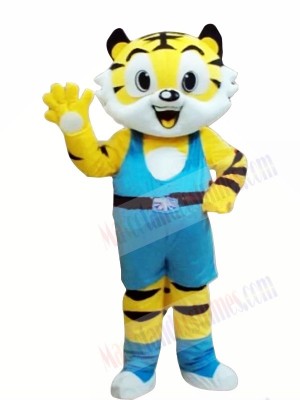 New Style Yellow Tiger Mascot Costumes 