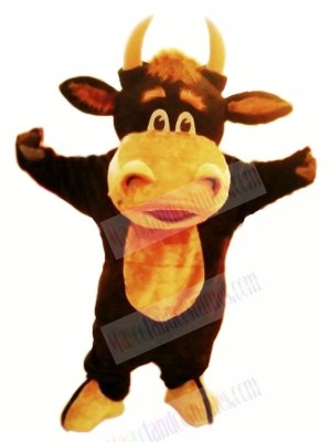 Happy Bull Mascot Costumes Cartoon	