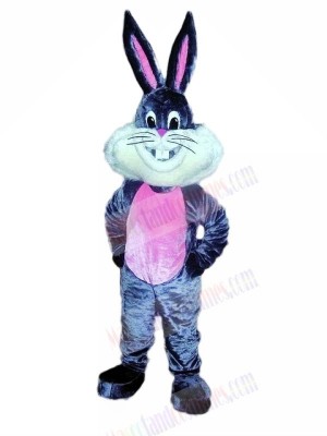 Happy Bunny Rabbit Mascot Costumes Cartoon