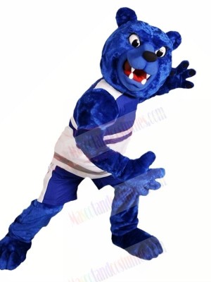 Fierce Blue Bear Mascot Costumes