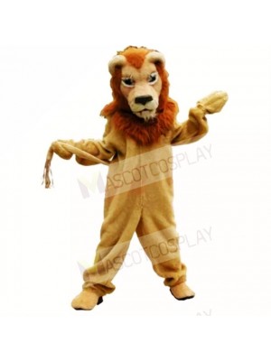 Brown Glorious Lion Mascot Costumes Adult