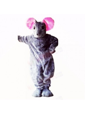 Top Quality Grey Mouse Mascot Costumes Adult