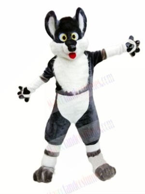 Happy Husky Dog Mascot Costumes Cartoon