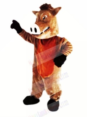 Fierce Brown Boar Mascot Costumes Cheap