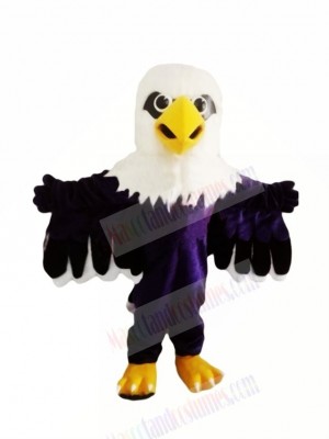 Purple Eagle Mascot Costumes Cartoon	
