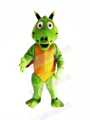 Lightweight Green Dragon Mascot Costumes Cartoon