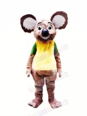 Happy Koala with Big Ears Mascot Costumes Cheap	
