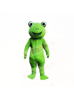 Green Frog Mascot Costumes Cartoon