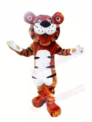 Happy Cartoon Tiger Mascot Costumes 