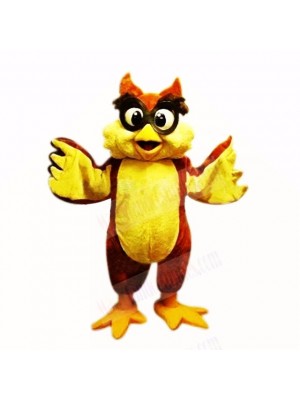 Friendly Lightweight Owl with Big Eyes Mascot Costumes School