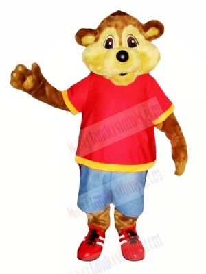 Quality Brown Beaver Mascot Costumes Cartoon	