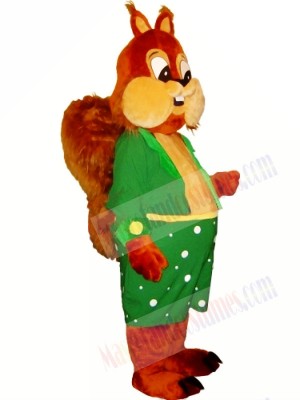 Happy Lightweight Squirrel Mascot Costume Free Shipping 