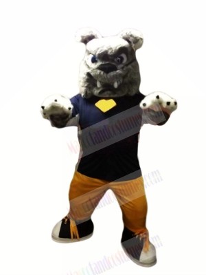 Power Furry Bulldog Mascot Costumes Cartoon