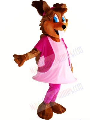 Girl Squirrel Mascot Costumes 