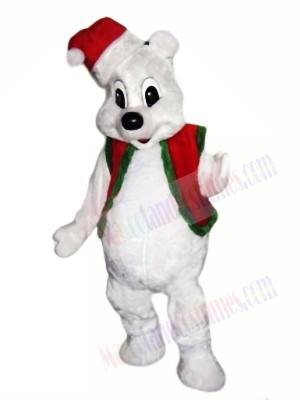 Christmas White Bear Mascot Costumes