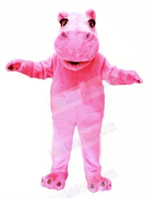 Pink Lightweight Hippo Mascot Costumes Cheap