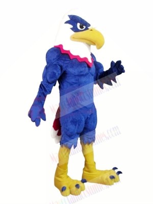 Power Blue Eagle Mascot Costumes Cartoon