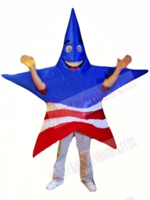 American Patriot Star Mascot Costume 