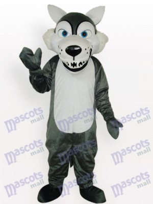 Gray Wolf Adult Animal Mascot Costume