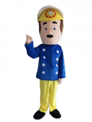 Fireman Sam Look Mascot Costume 