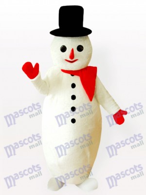 Potbelly Snow Man Christmas Xmas Mascot Costume