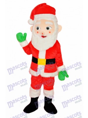 Santa Claus Adult Mascot Costume Christmas Xmas