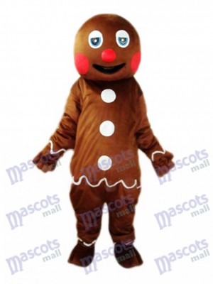 Gingerbread Man Mascot Adult Costume