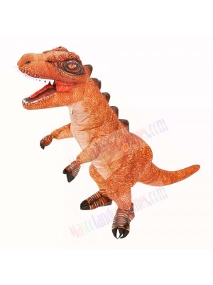 Brown Tyrannosaurus T-Rex Dinosaur Inflatable Costume Halloween Xmas for Adult