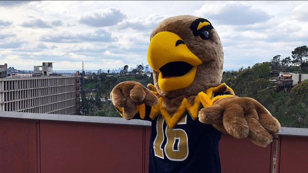 Eagle mascot costume