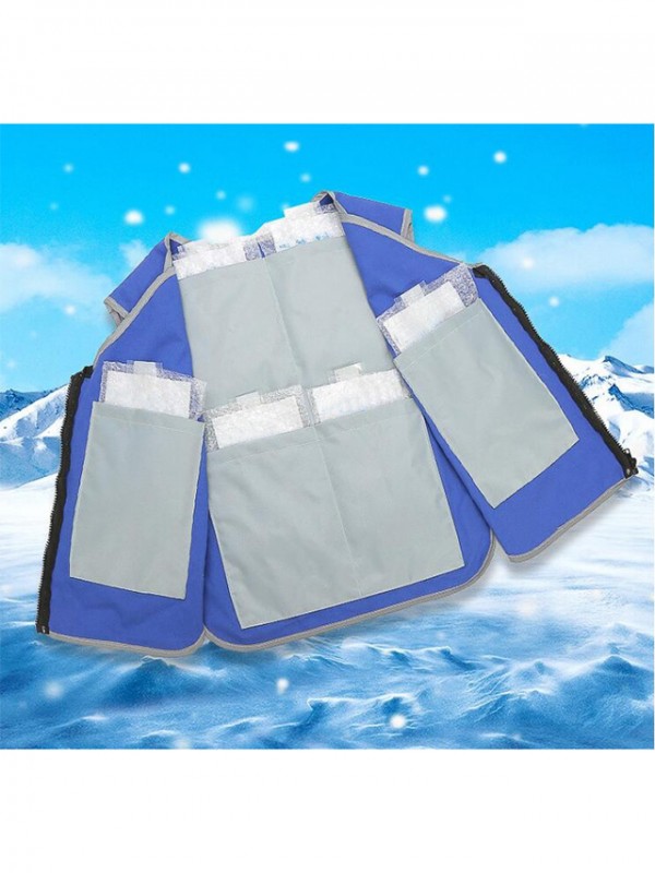 Cooling Vest Cooling System with 20 Ice Packs for Mascot Costume