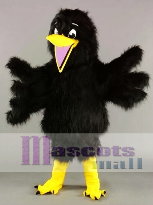 Black Bird Crow Mascot Costume
