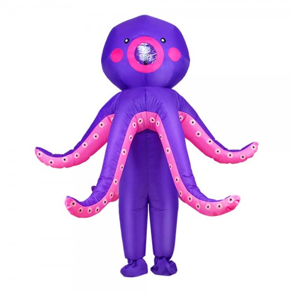 Octopus Squid Inflatable Costume Halloween Christmas Costume for Adult/Kid