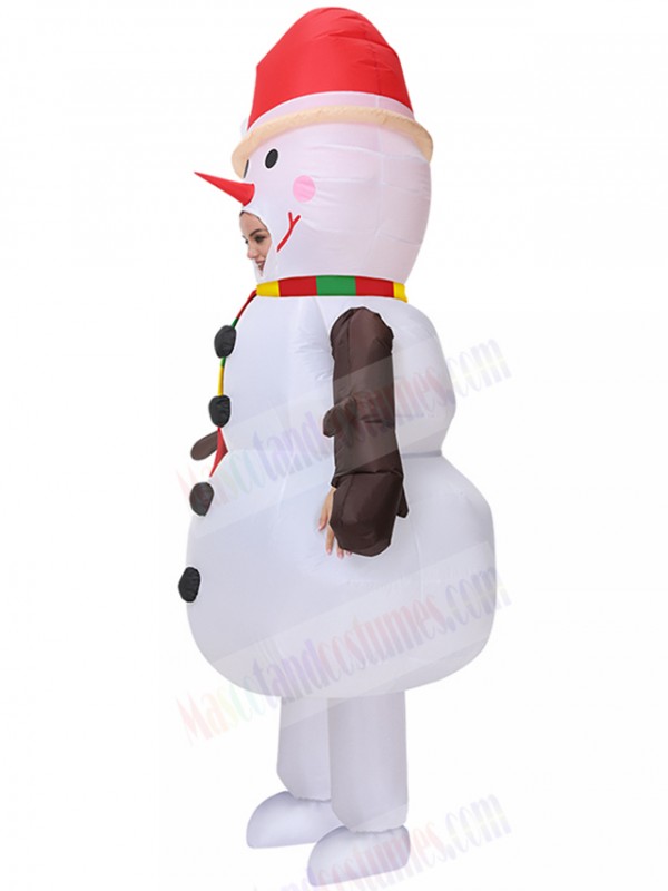 snowman inflatable costume