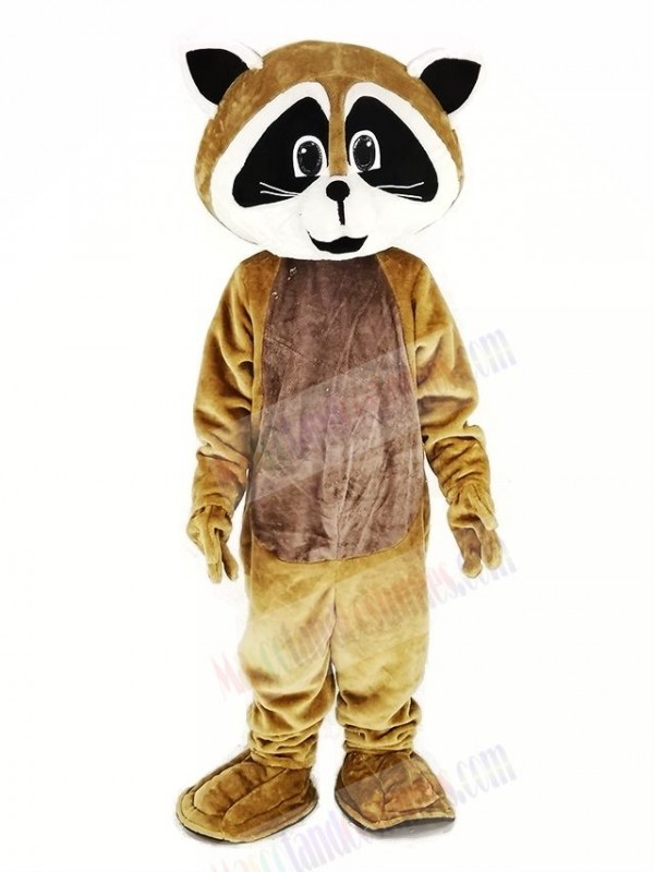 Tan Robbie Raccoon Mascot Costume Animal