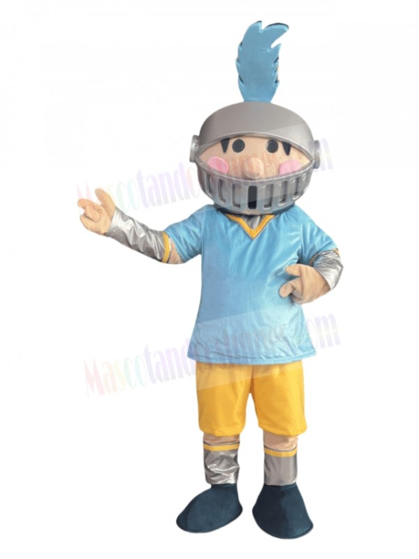 Knight Boy mascot costume