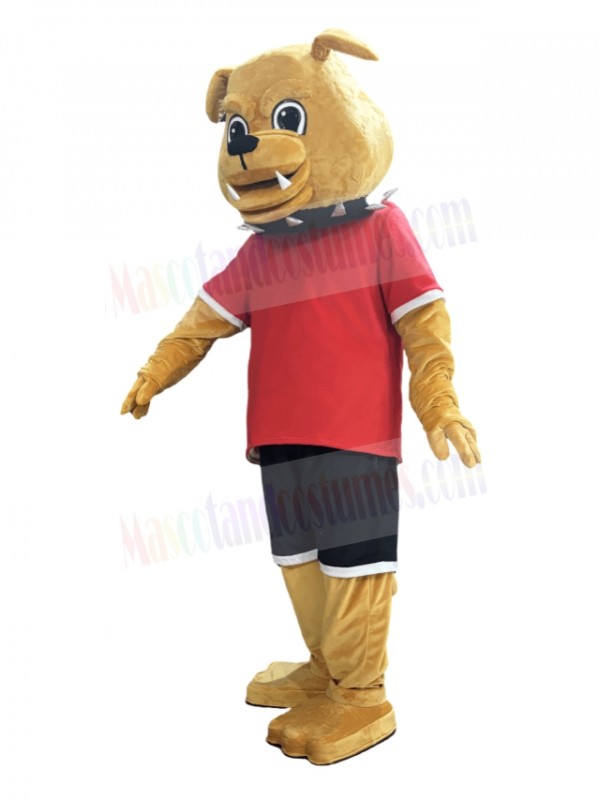 Bulldog Dog mascot costume