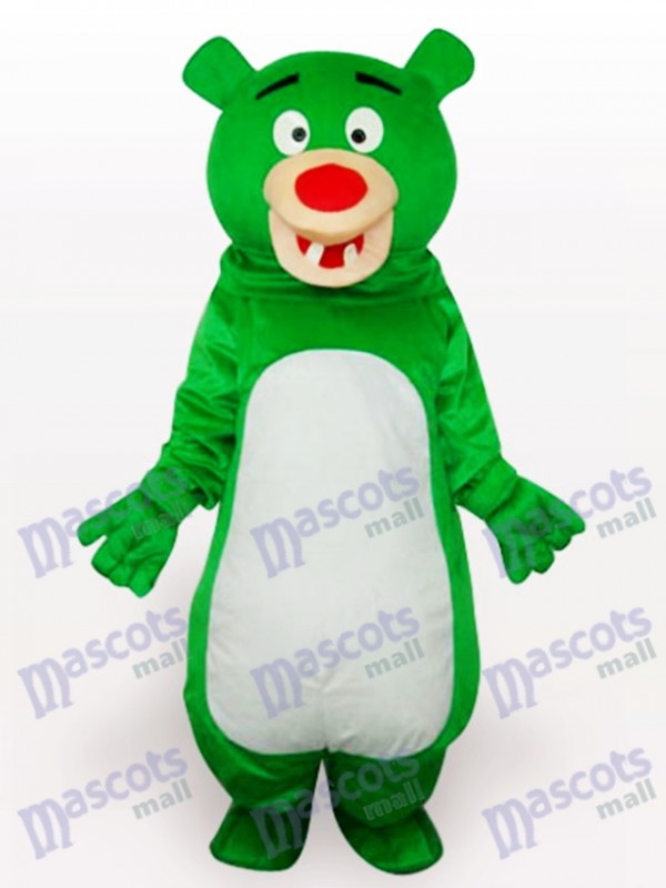 Green Bear Anime Mascot Funny Costume