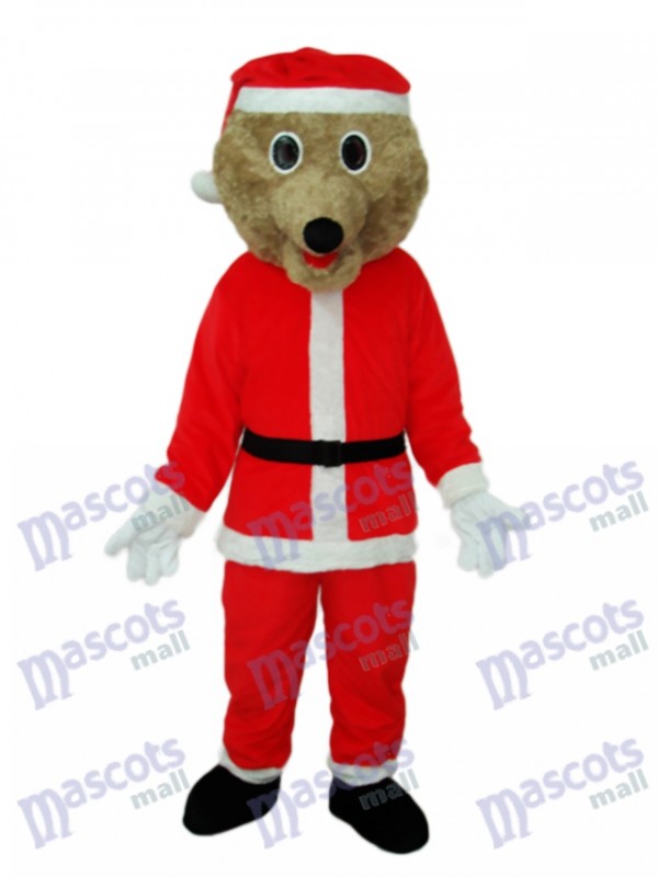 Christmas Bear Mascot Adult Costume