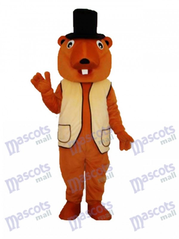 Beaver Mascot Adult Costume
