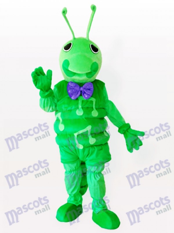 Green Caterpillar Insect Adult Mascot Costume