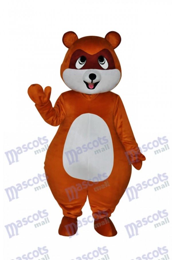 Yellow Brown Civet Cat Mascot Costume
