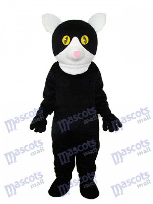 Little Black Cat Mascot Adult Costume