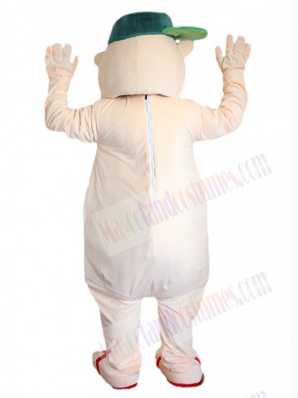 Fat Man mascot costume