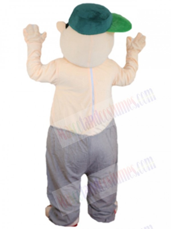 Bad Guy Man mascot costume
