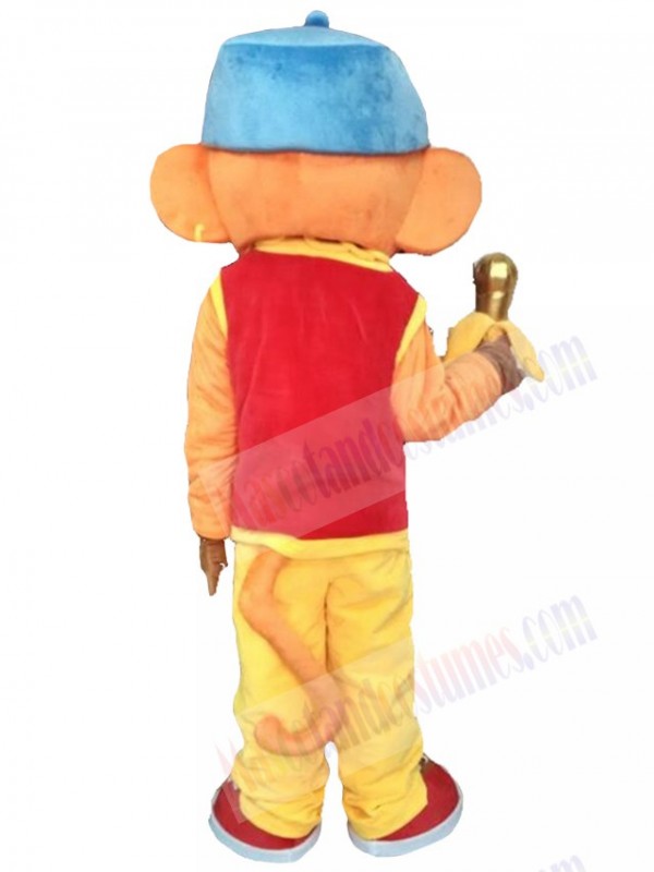 DJ Monkey mascot costume