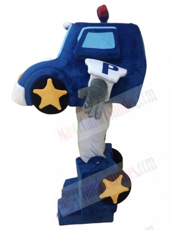 Police Car mascot costume