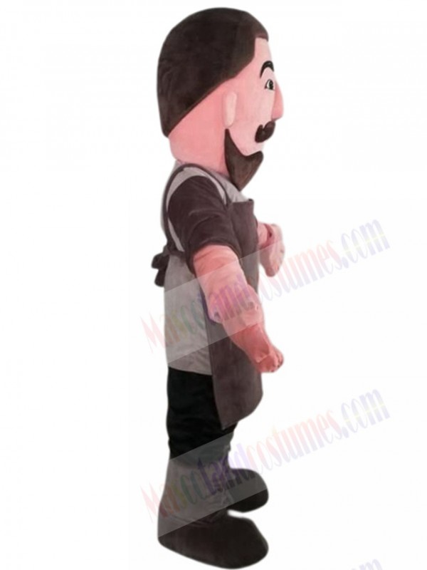 Barber mascot costume