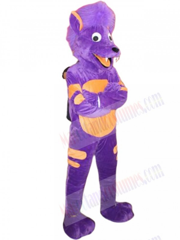 Wolf mascot costume