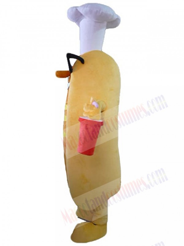 Hotdog mascot costume